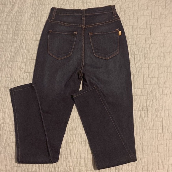 Vibrant M.I.U Women’s 9(W28) Dark Wash Blue Denim High Waist Skinny Jeans USA - Picture 3 of 13